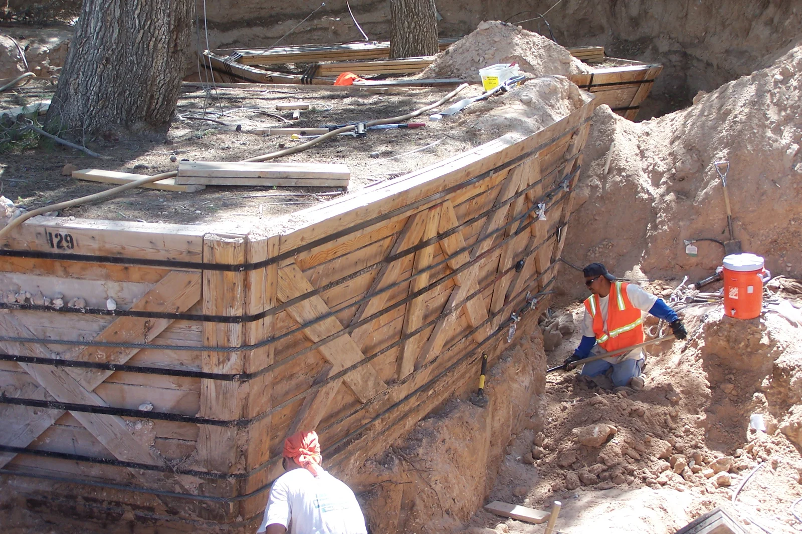 Large root-box preparation during a past project